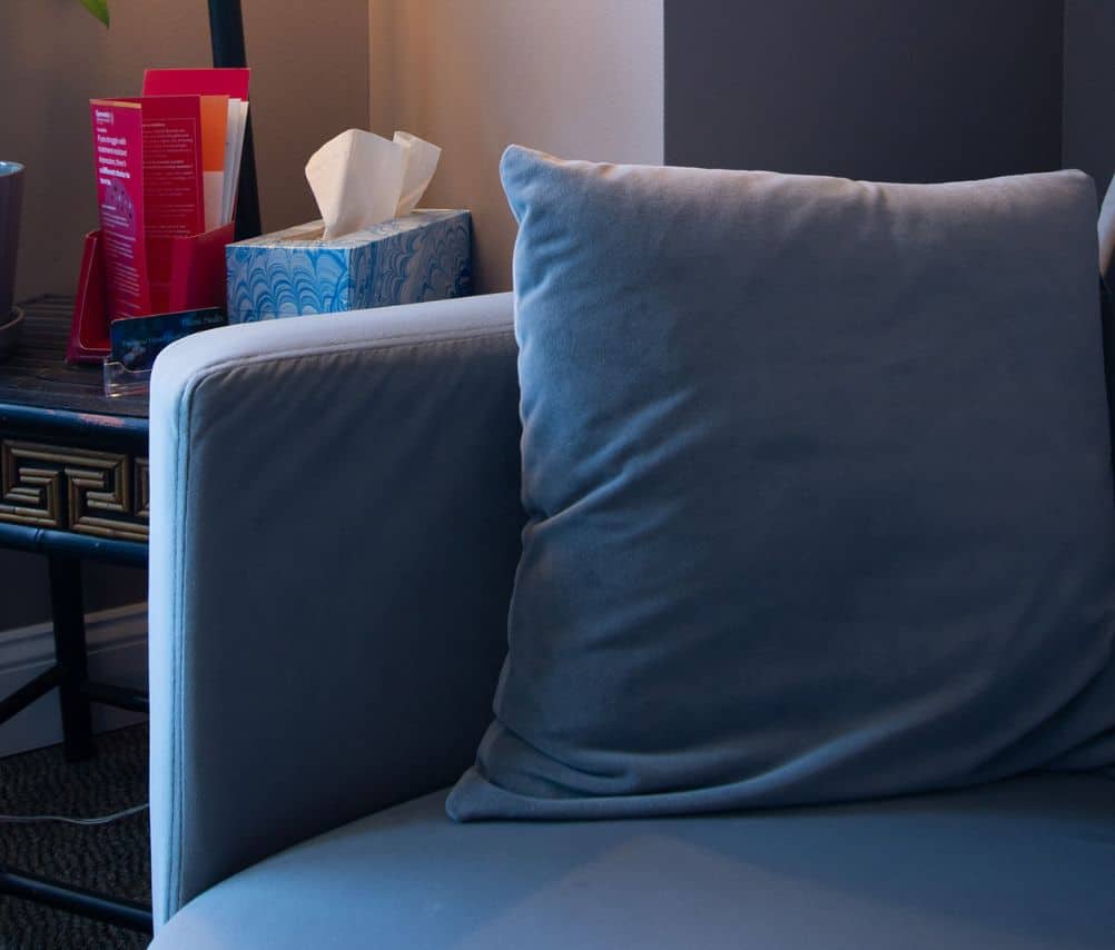 blue chair