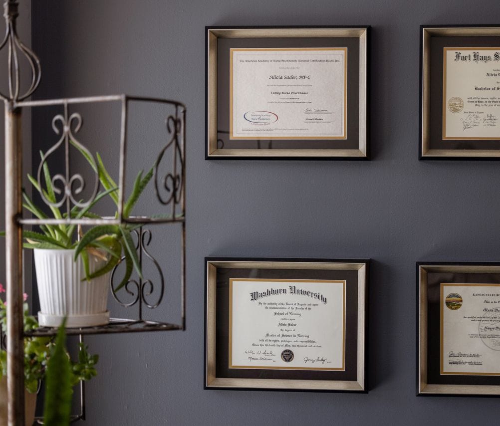Certification frames