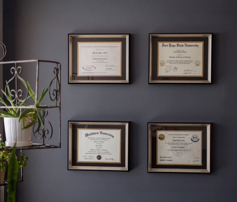 Certification frames