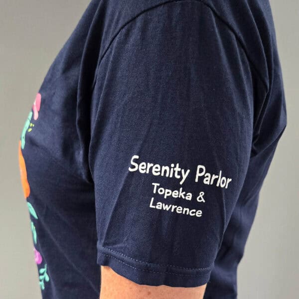 "Live More, Worry Less" Short Sleeve T-Shirt - Image 2